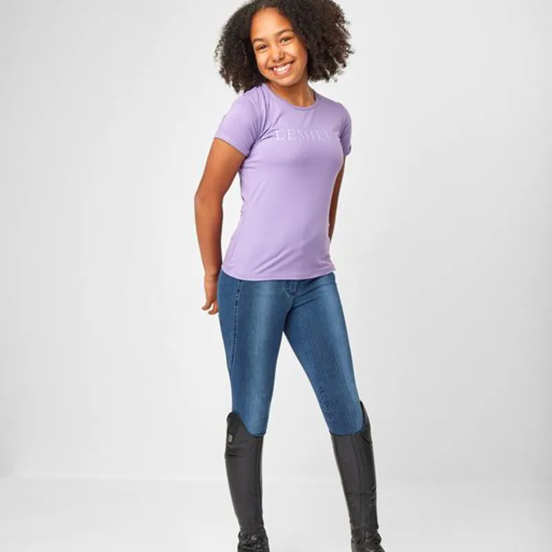 LeMieux Young Rider Sarah T-Shirt Iris - Image 4