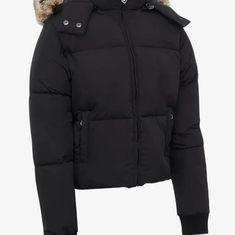 LeMieux Young Rider Gia Puffer Jacket Black - Image 5