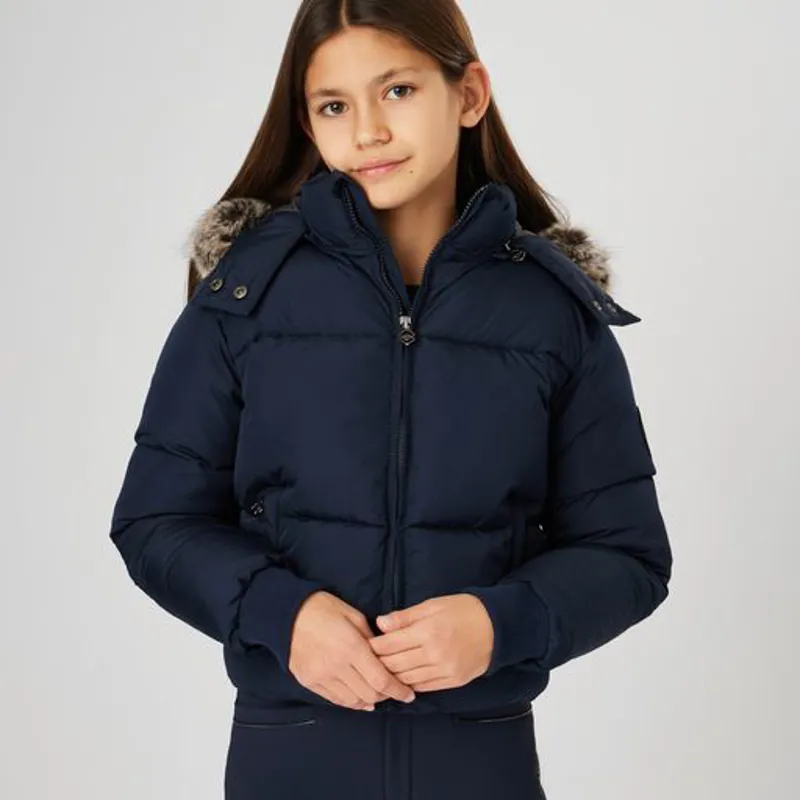 LeMieux Young Rider Gia Puffer Jacket Navy - Image 4