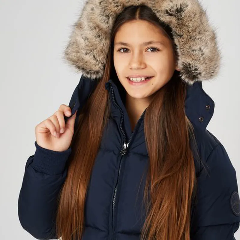 LeMieux Young Rider Gia Puffer Jacket Navy - Image 2